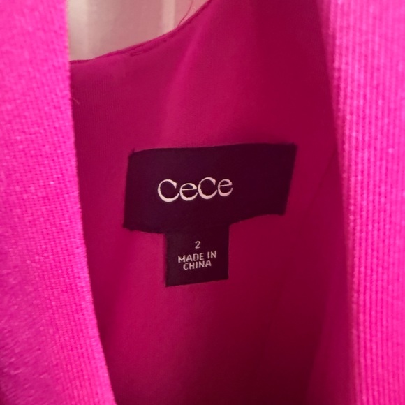 CeCe - Halter Neck Bodycon Fuschia Dress - NWT - Size 2 - Picture 8 of 10